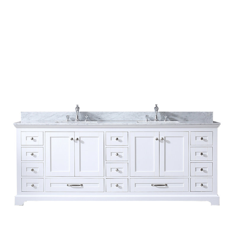 Red Barrel Studio® Drumgurland 84" Double Bathroom Vanity Base Only